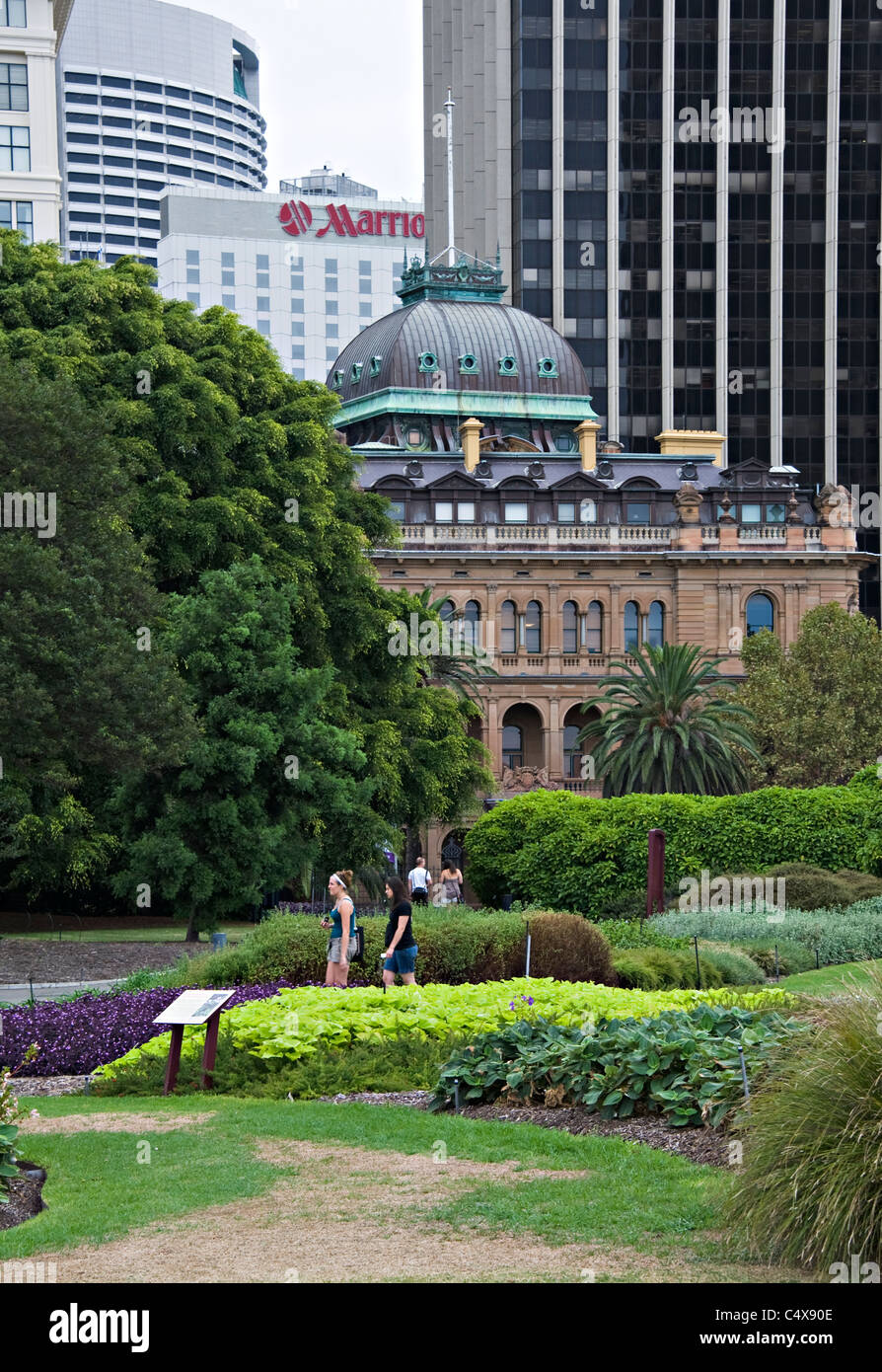 L'elegante Chief Secretay's edificio in Macquarie Street Sydney New South Wales AUSTRALIA Foto Stock