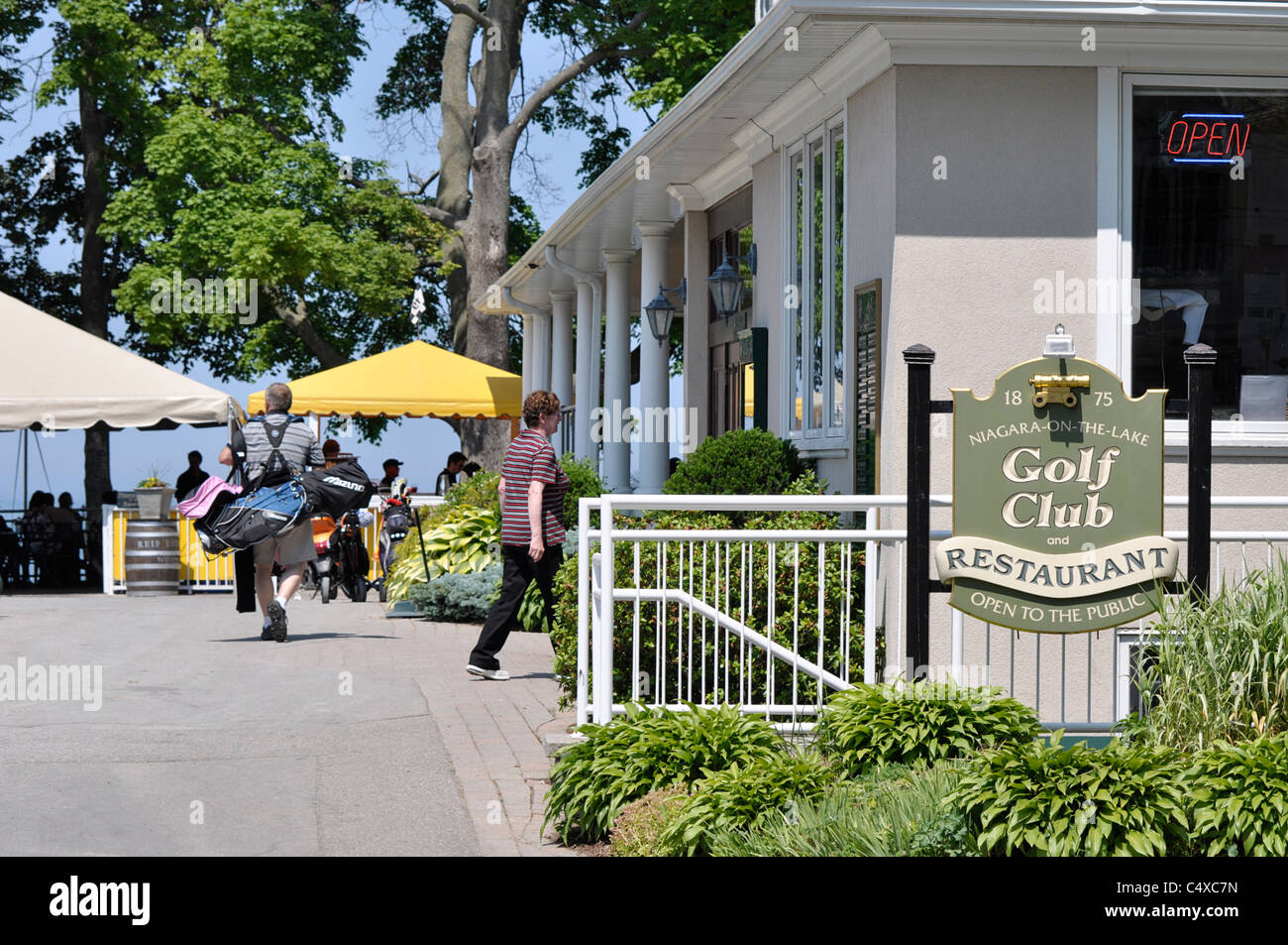 Golf Club e ristorante, Niagara sul lago Foto Stock