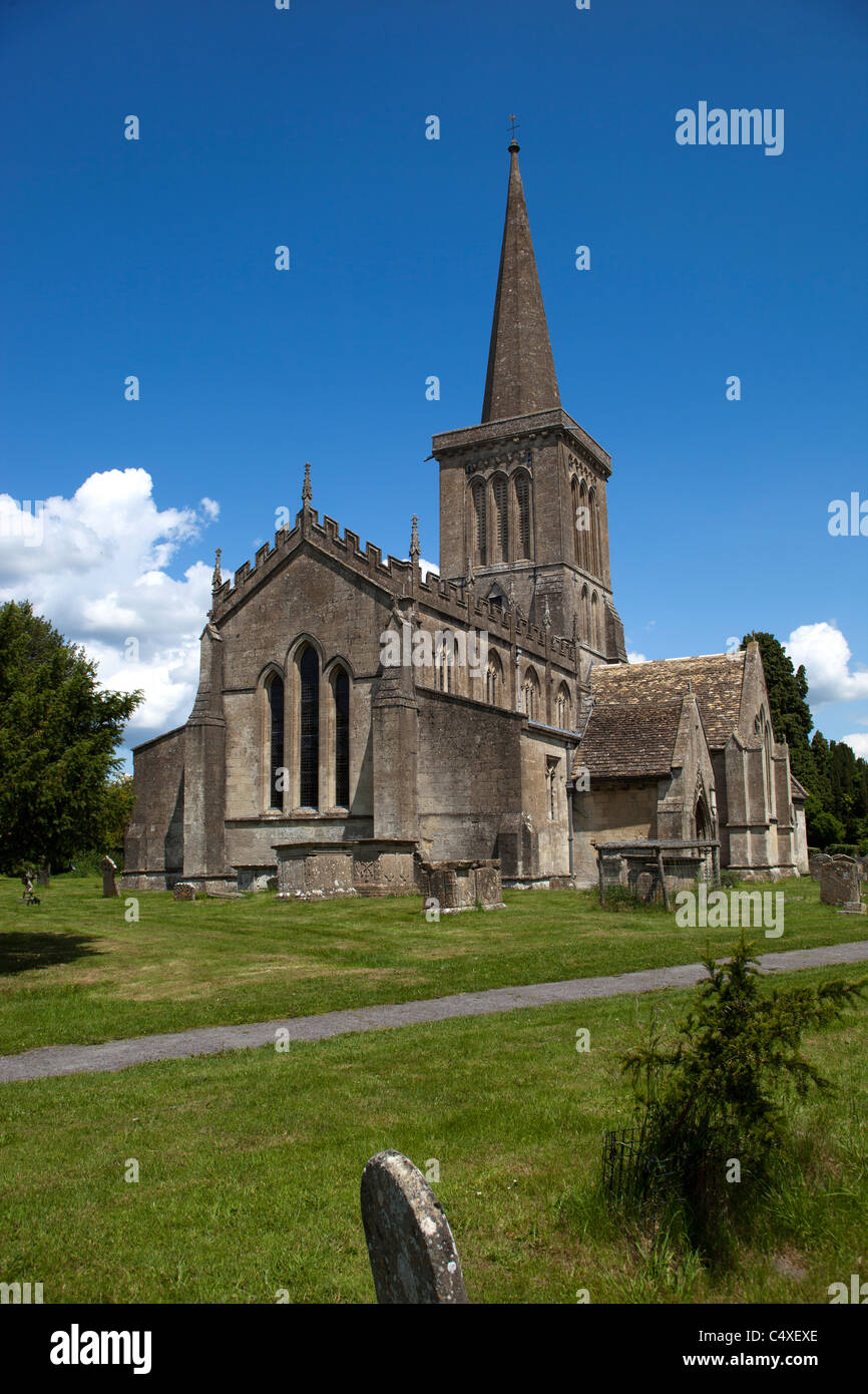 Santa Maria Vergine Chiesa Vescovo Cannings WILTSHIRE REGNO UNITO Foto Stock