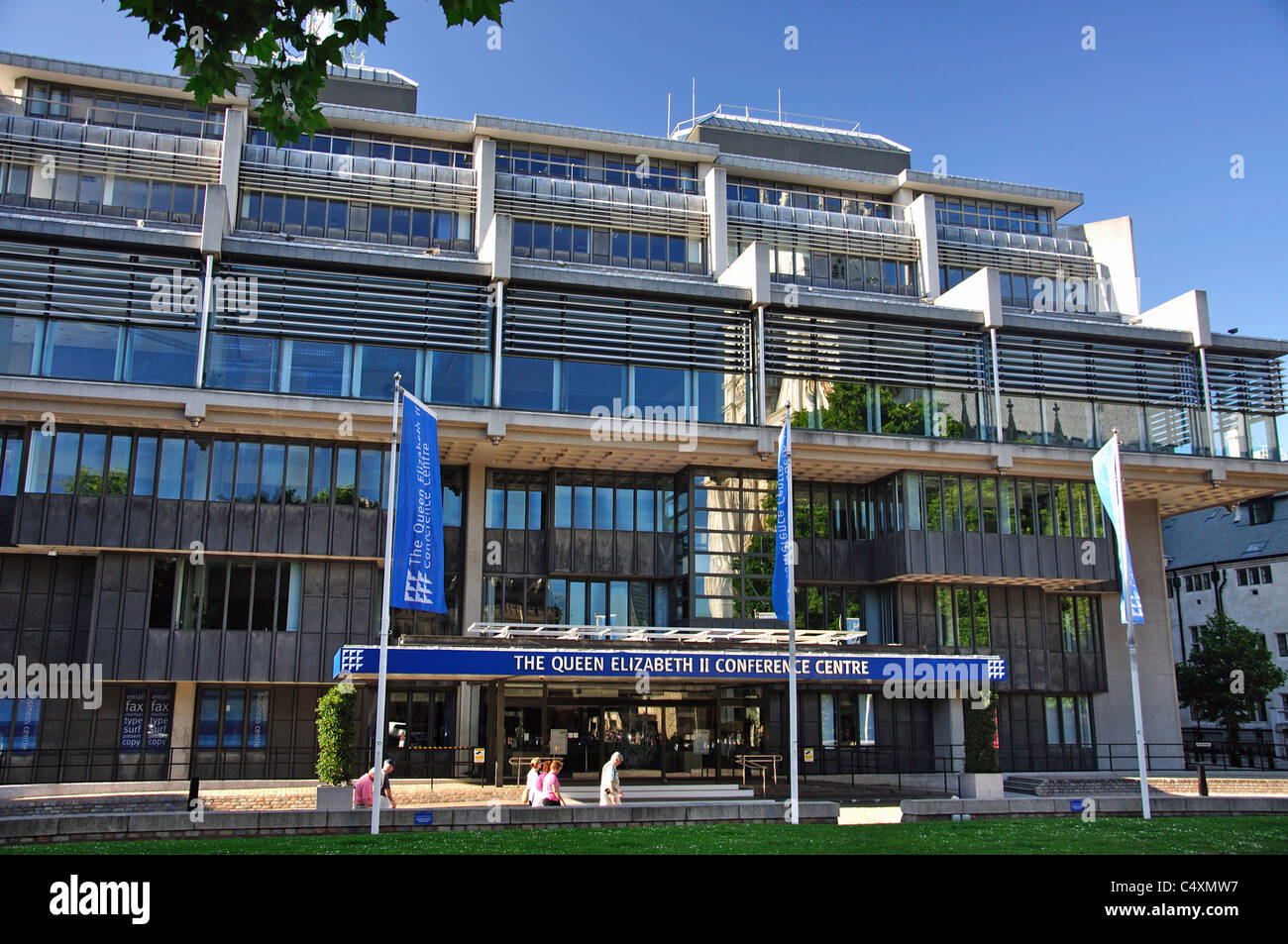 La Queen Elizabeth II Conference Centre, Westminster, City of Westminster, Greater London, England, Regno Unito Foto Stock