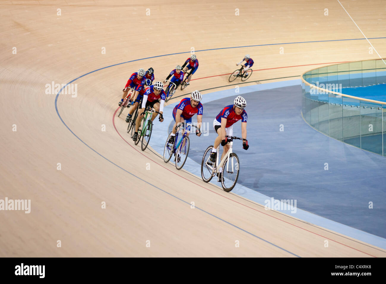 Londra velodromo olimpico 2012 Foto Stock