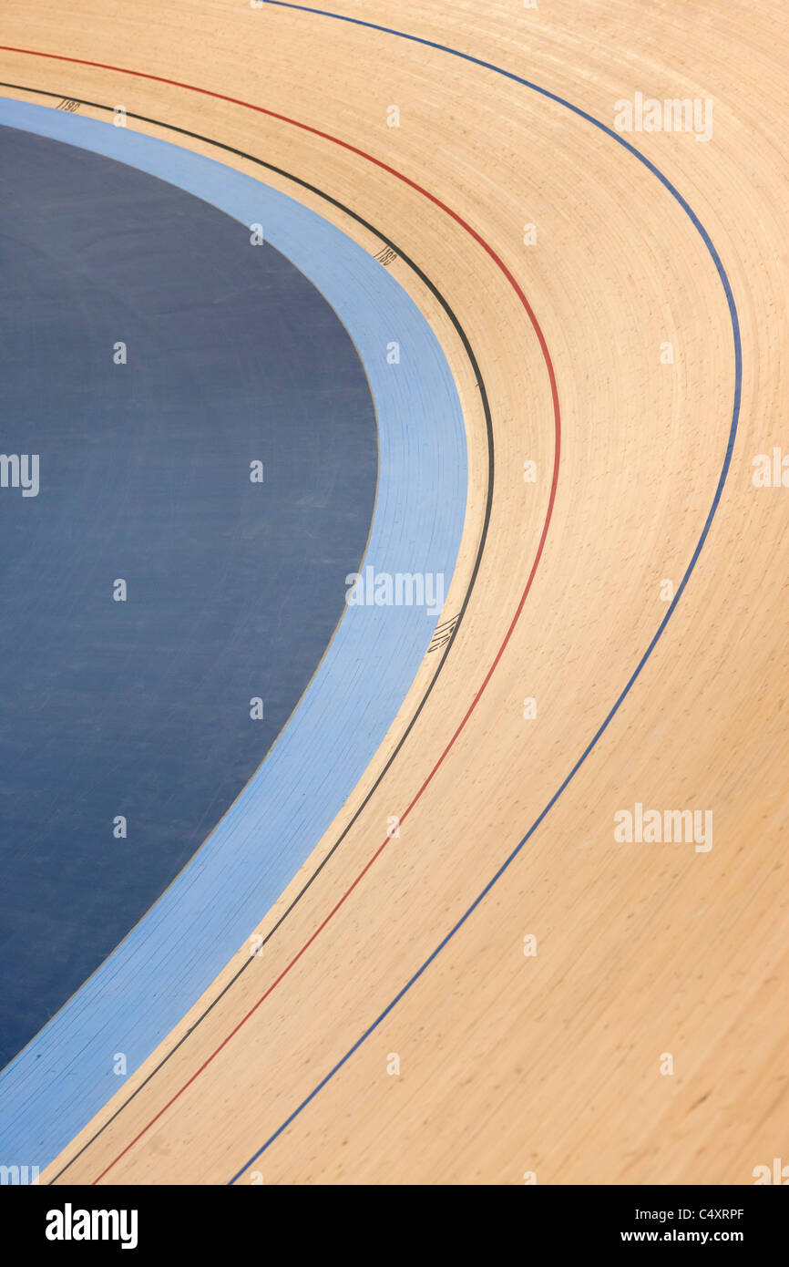 In prossimità della pista ciclabile a Londra velodromo olimpico, 2012 Foto Stock