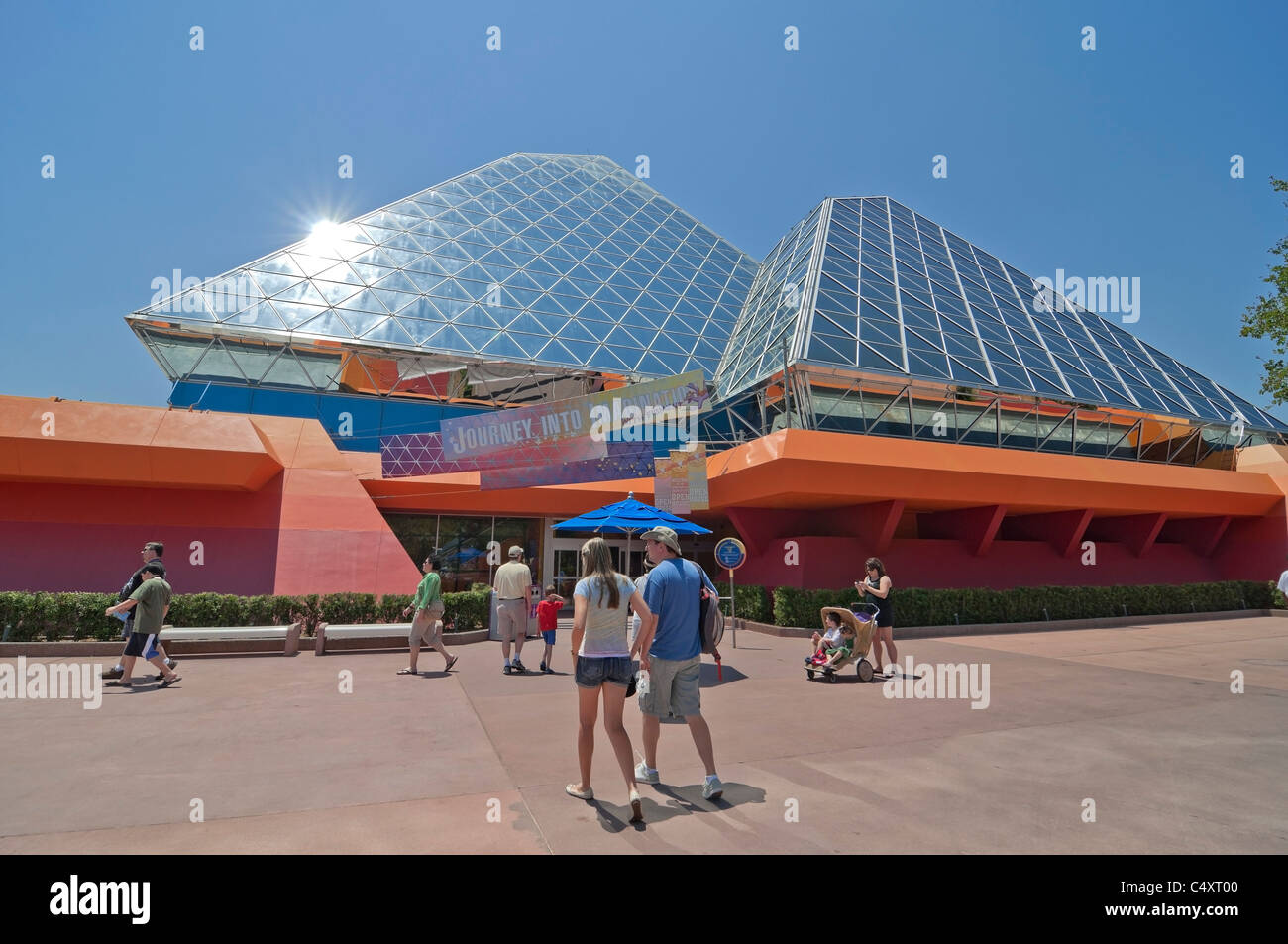Epcot Theme Park e il centro di Orlando in Florida immaginazione pavilion Foto Stock