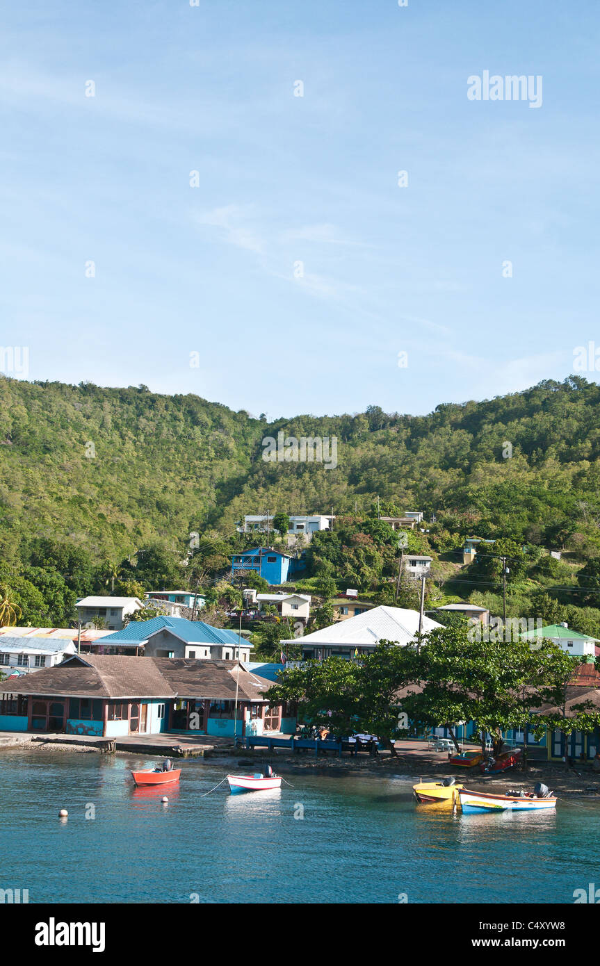 Port Elizabeth Bequia, Saint Vincent e Grenadine. Foto Stock