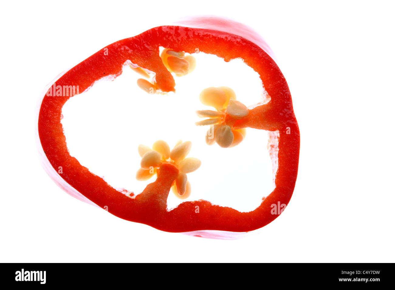 Vegetali, ROSSO PEPERONCINO jalapeño, Capsicum, Foto Stock