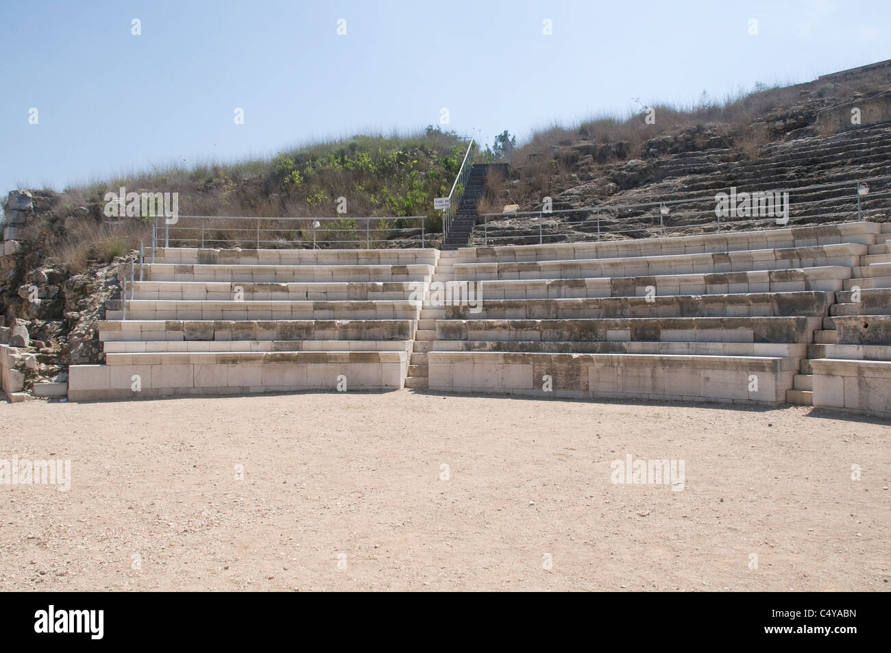 Israele, Bassa Galilea, Zippori National Park della città di Zippori (Sepphoris) un romano periodo bizantino la città Foto Stock