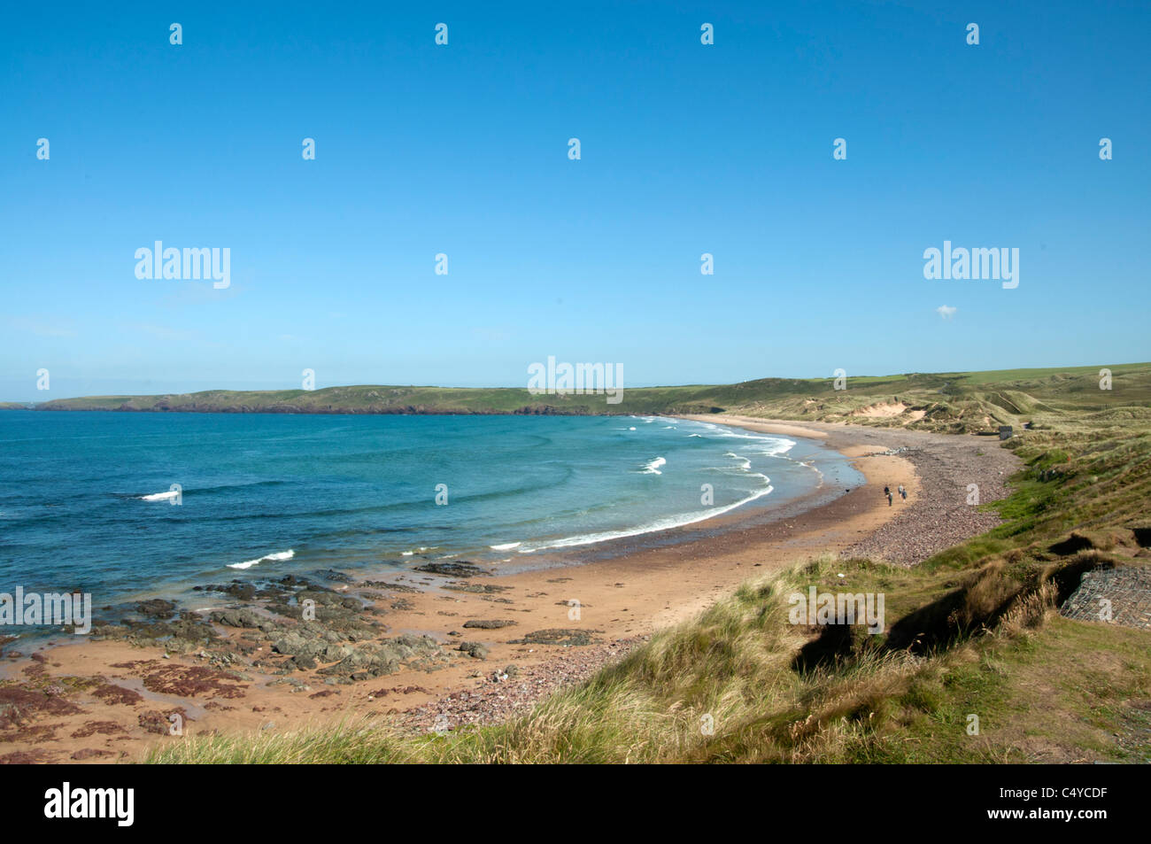 Freshwater West Beach Pembrokeshire Wales UK Foto Stock