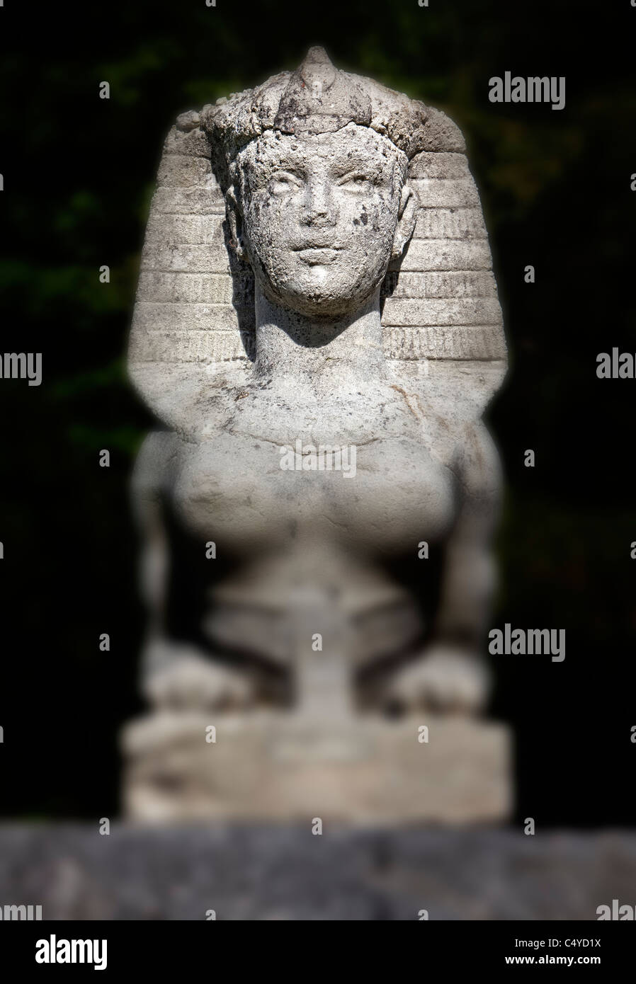 Sphinx, Enghien Park, provincia di Hainaut, Wallonie, Belgio, Europa Foto Stock
