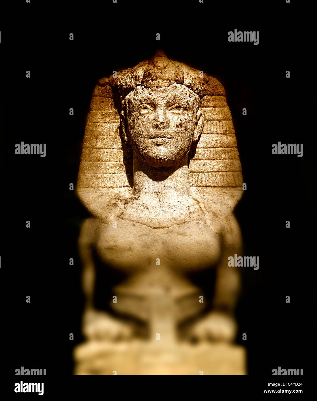 Sphinx, Enghien Park, provincia di Hainaut, Wallonie, Belgio, Europa Foto Stock