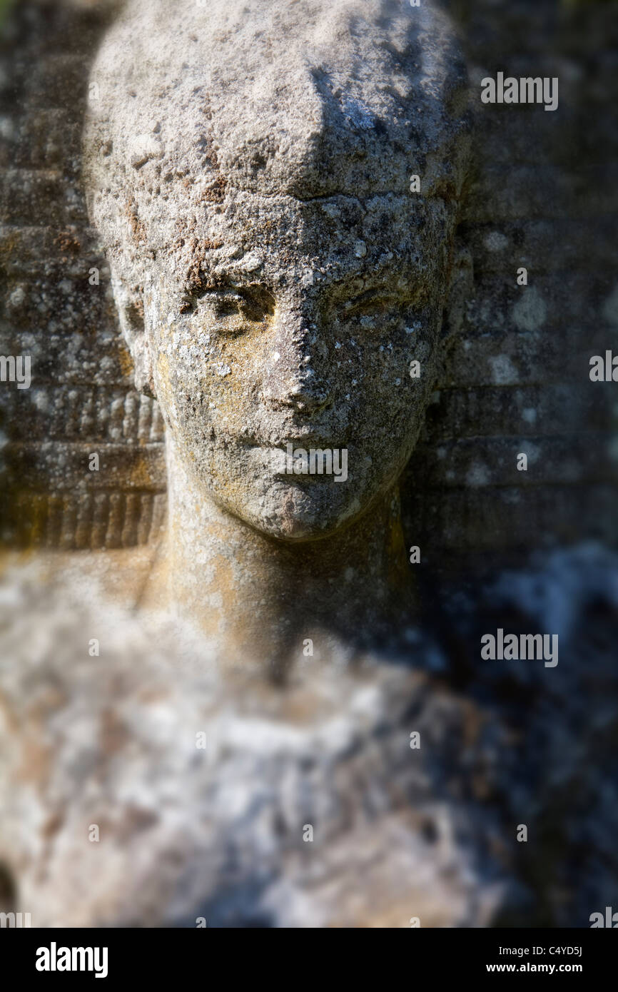 Sphinx, Enghien Park, provincia di Hainaut, Wallonie, Belgio, Europa Foto Stock