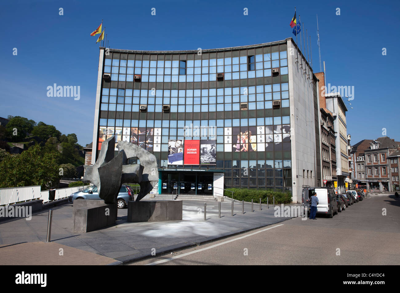 Casa di Cultura, Namur, la Vallonia, Belgio, Europa Foto Stock