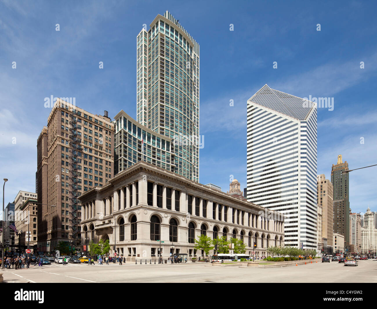 Chicago Cultural Center, Illinois Foto Stock