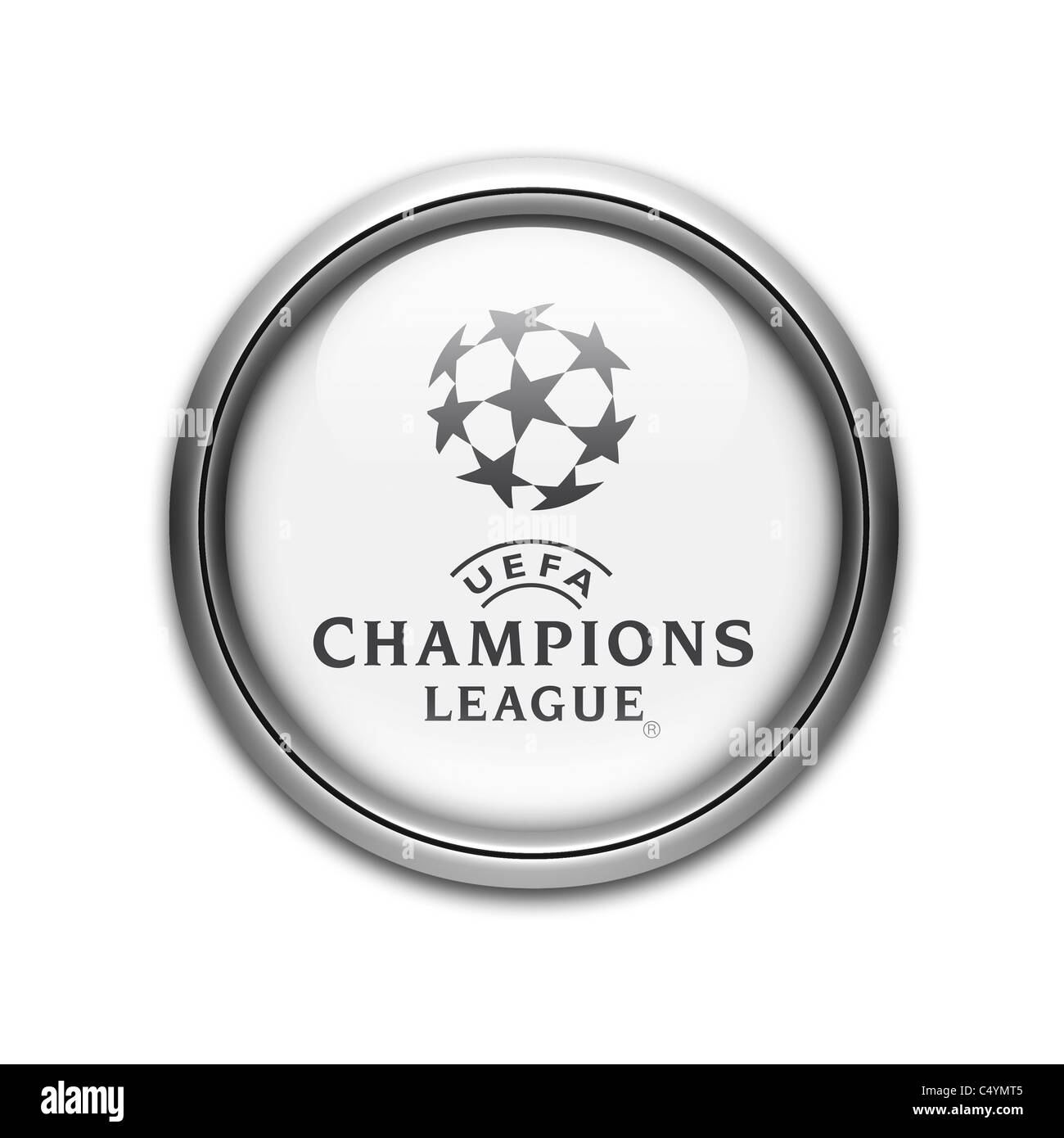 Champions League logo UEFA bandiera icona di simbolo Foto Stock