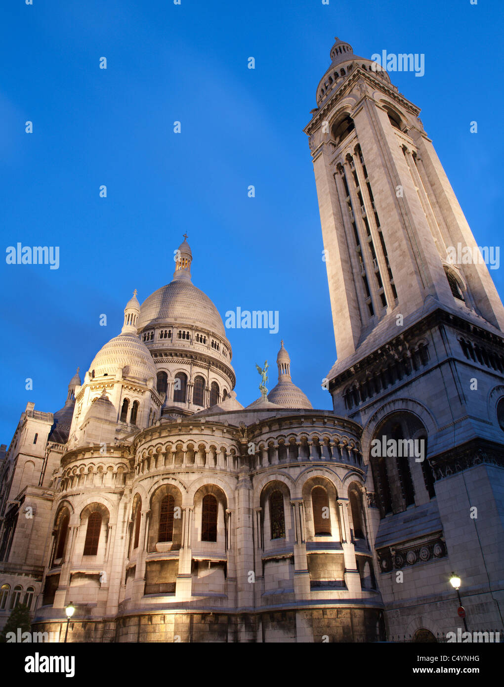 Parigi - Sacré-Coeur in sera Foto Stock