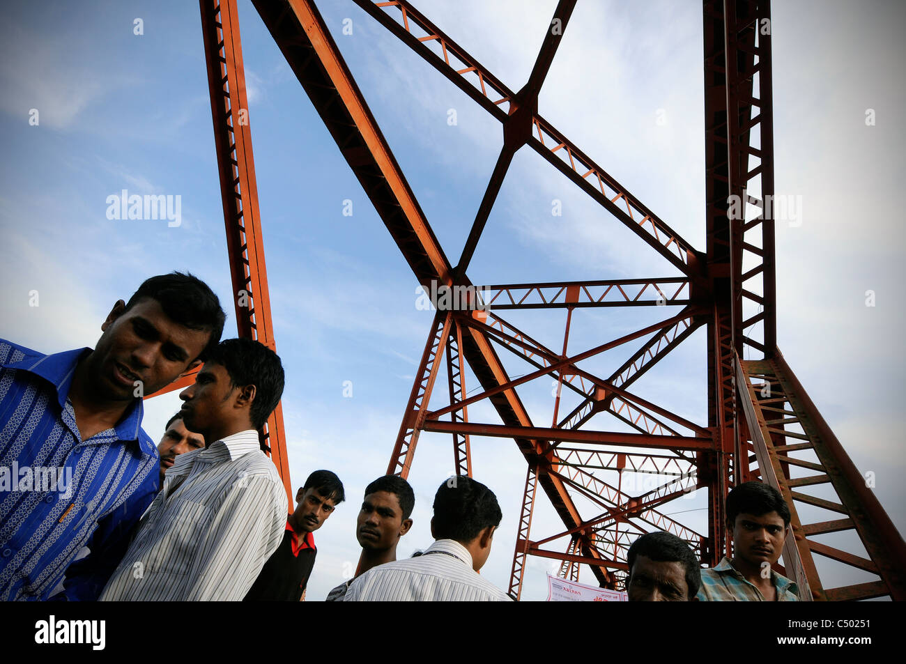 Una scena di Sylhet, Bangladesh Foto Stock