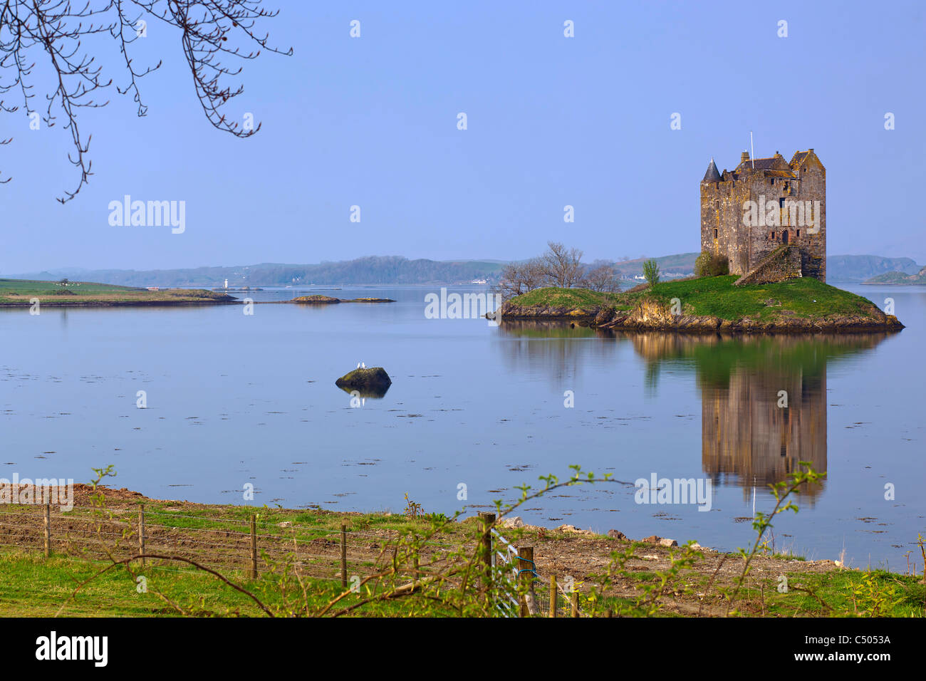 Castle Stalker, Scozia Foto Stock