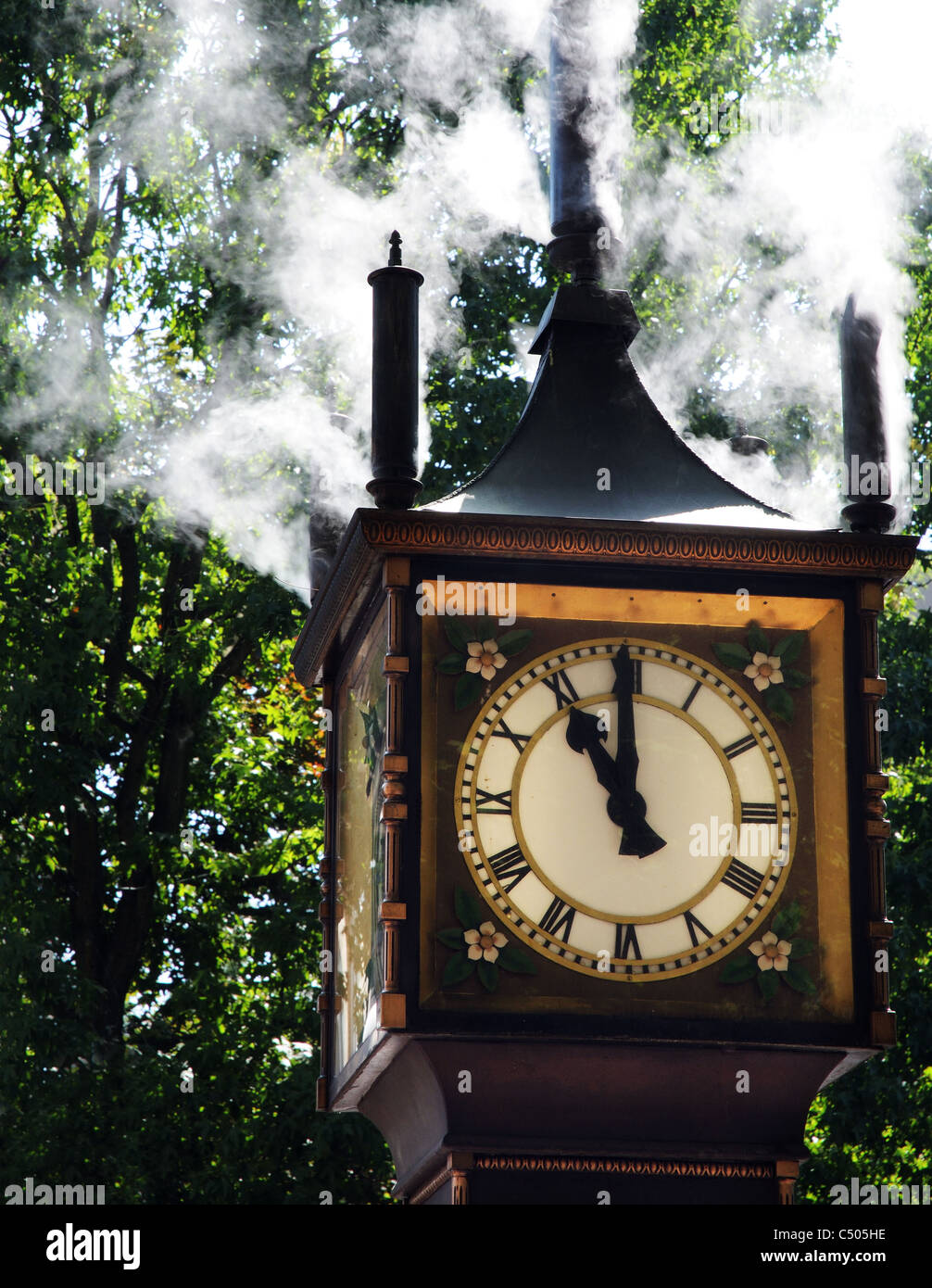 L'orologio a vapore nel Gastown, Vancouver, Canada Foto Stock
