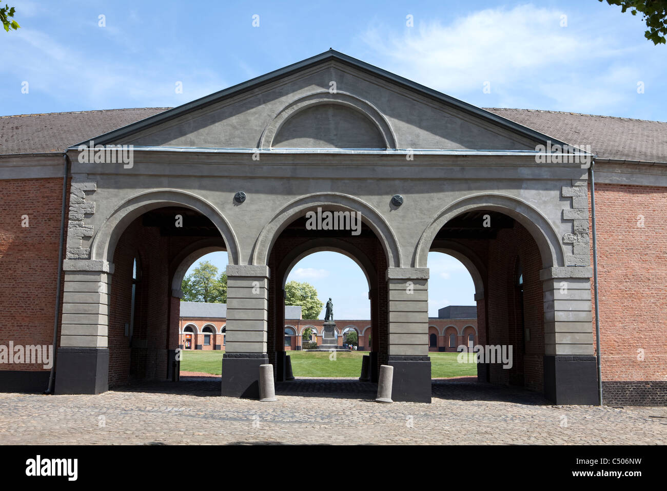 Le Grand Hornu, Hornu Vallonia, Belgio, Europa Foto Stock