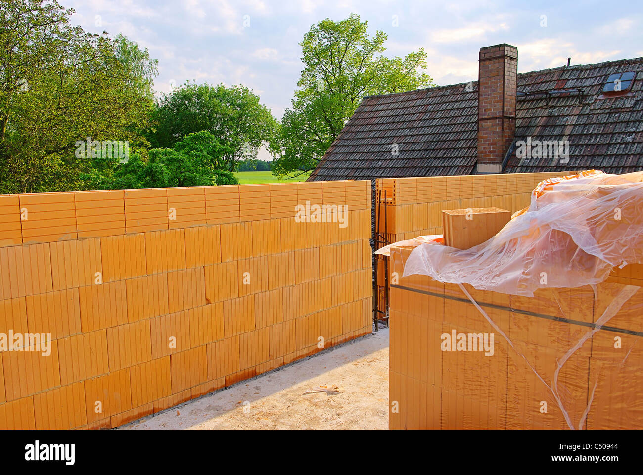 Baustelle - Sito in costruzione 16 Foto Stock