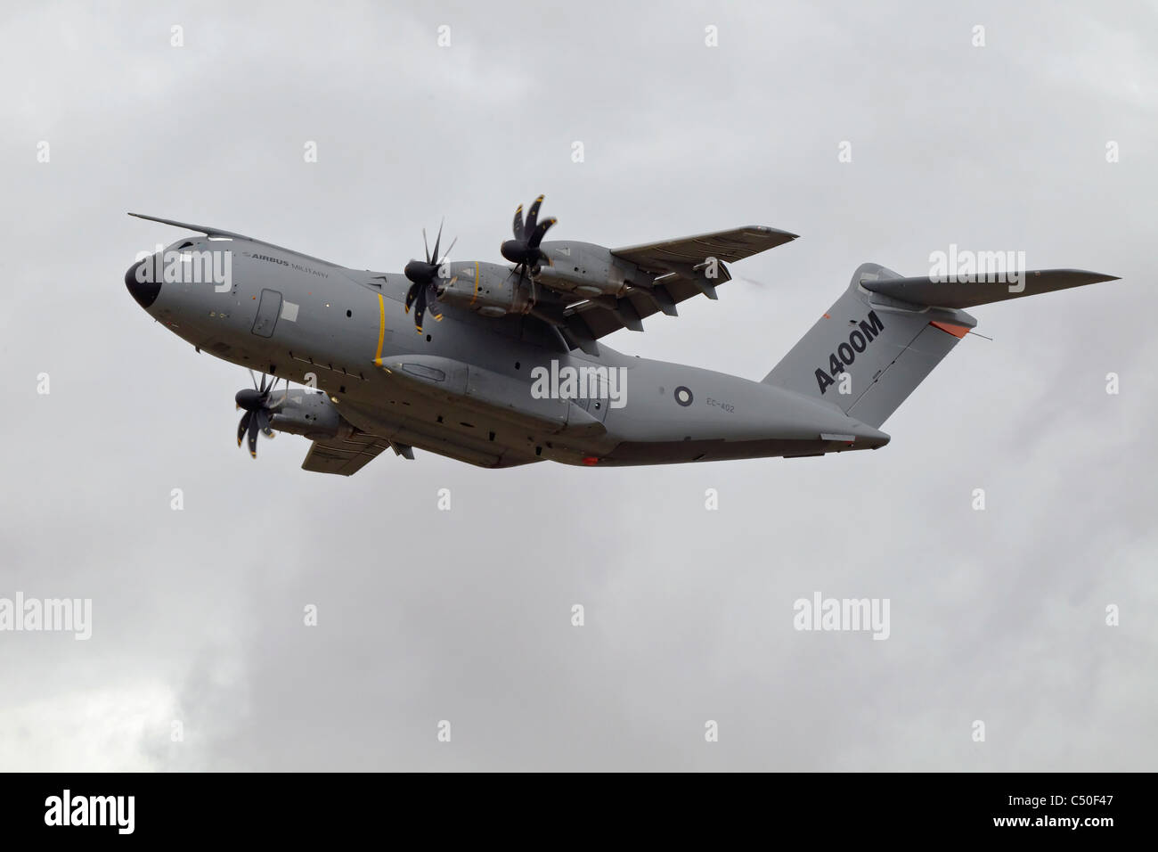 Il nuovissimo Airbus A400M velivoli da carico militari Foto Stock