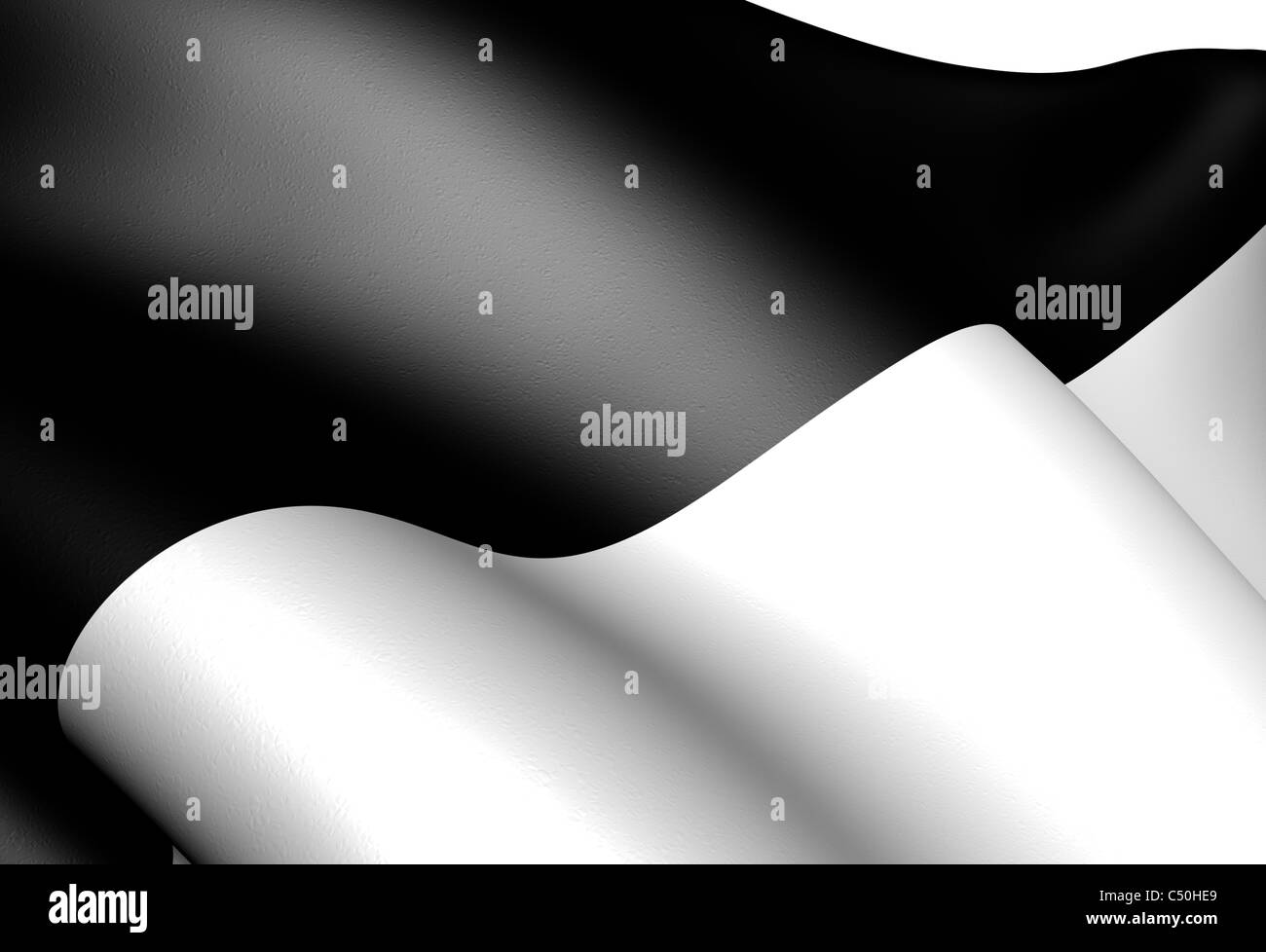 Bandiera di Friburgo. Close up. Foto Stock