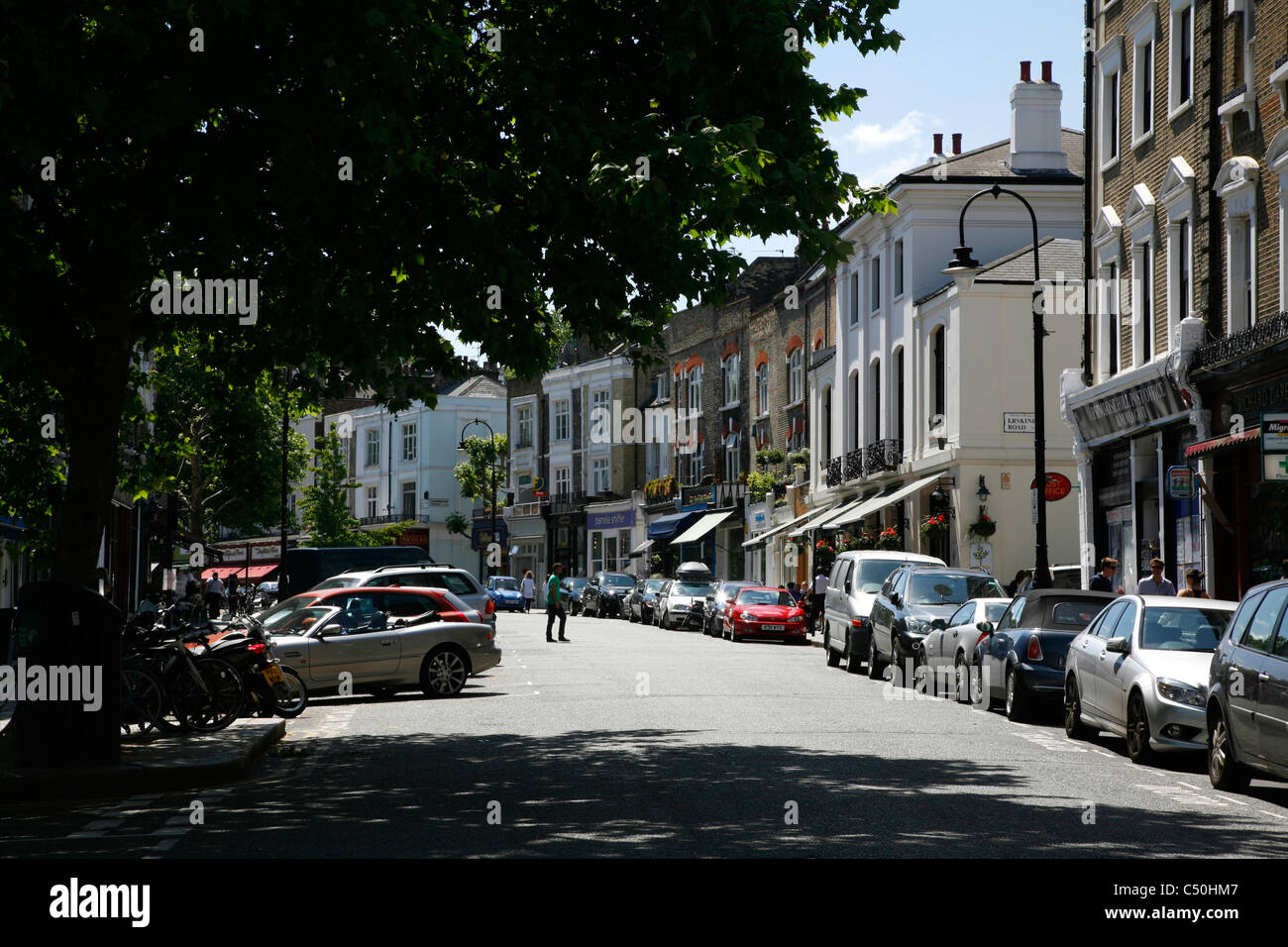 Regents Park Road, Primrose Hill, London, Regno Unito Foto Stock