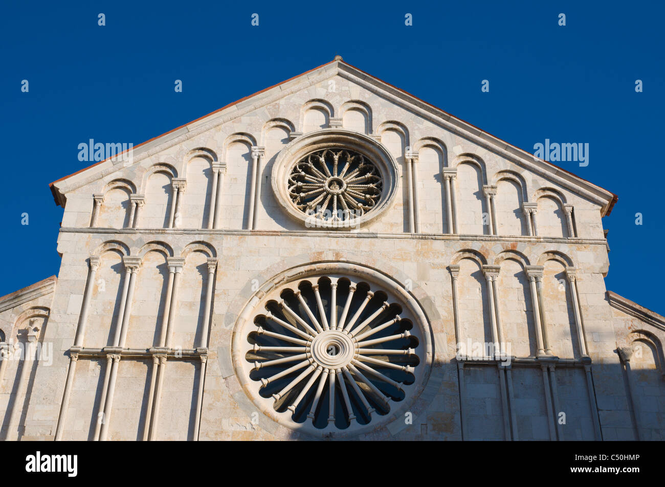 Katedrala Sv Stosije la Santa Anastasia Duomo centro storico di Zara Dalmazia settentrionale Croazia Europa Foto Stock