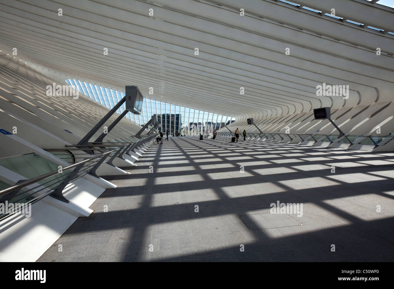 Gare de Liège-Guillemins stazione ferroviaria di Liegi, la Vallonia, Belgio, Europa Foto Stock