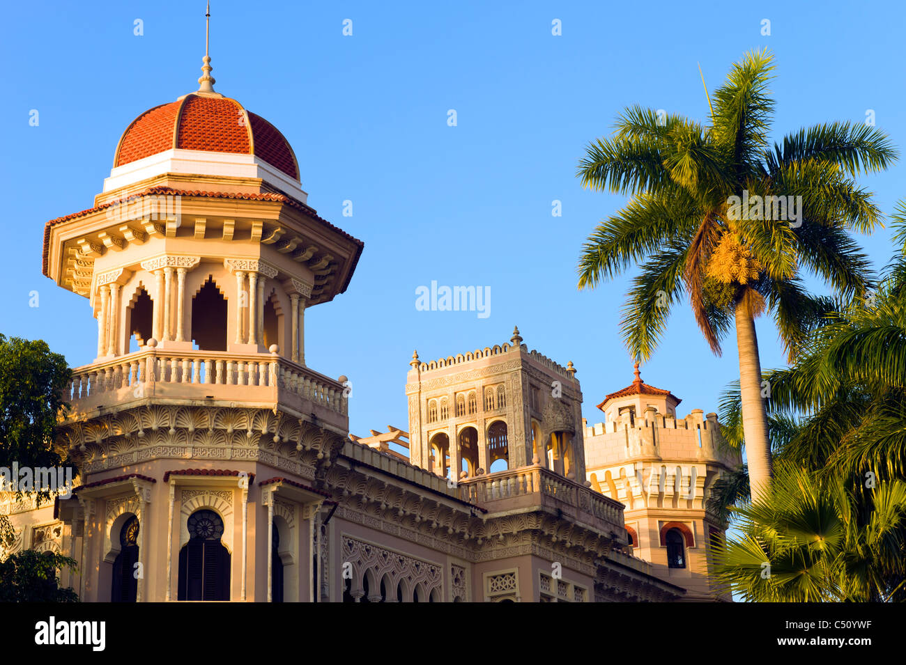 Stile moresco Palacio de Valle, Cienfuegos, Cuba Foto Stock