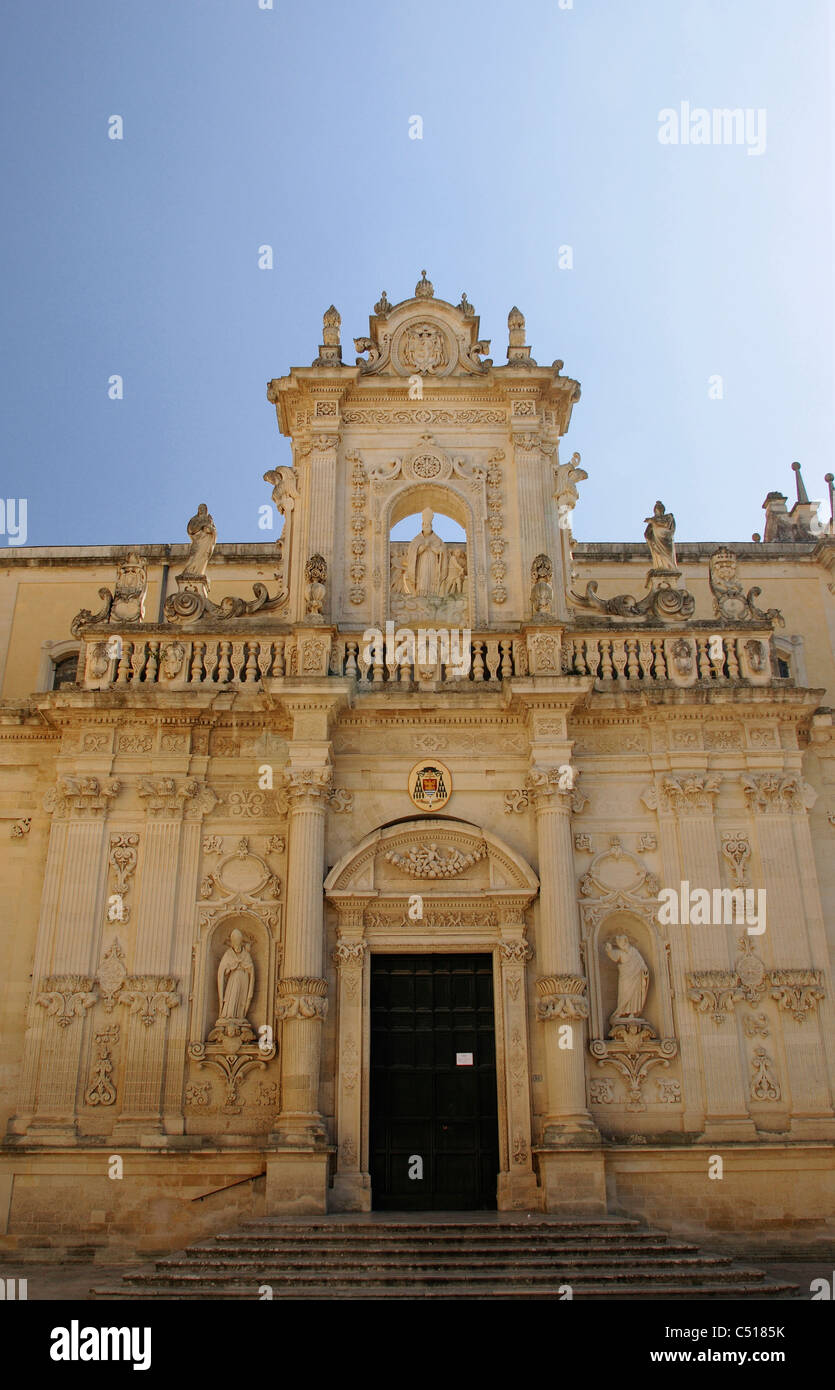 Duomo di Lecce Duomo, Piazza del Duomo, Lecce, Puglia, Italia Foto Stock