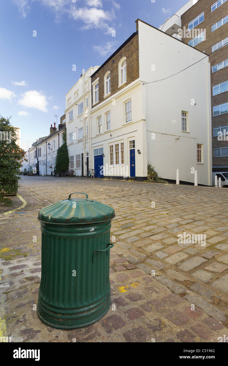 Bathurst Mews tranquillo stone Street, Londra Foto Stock