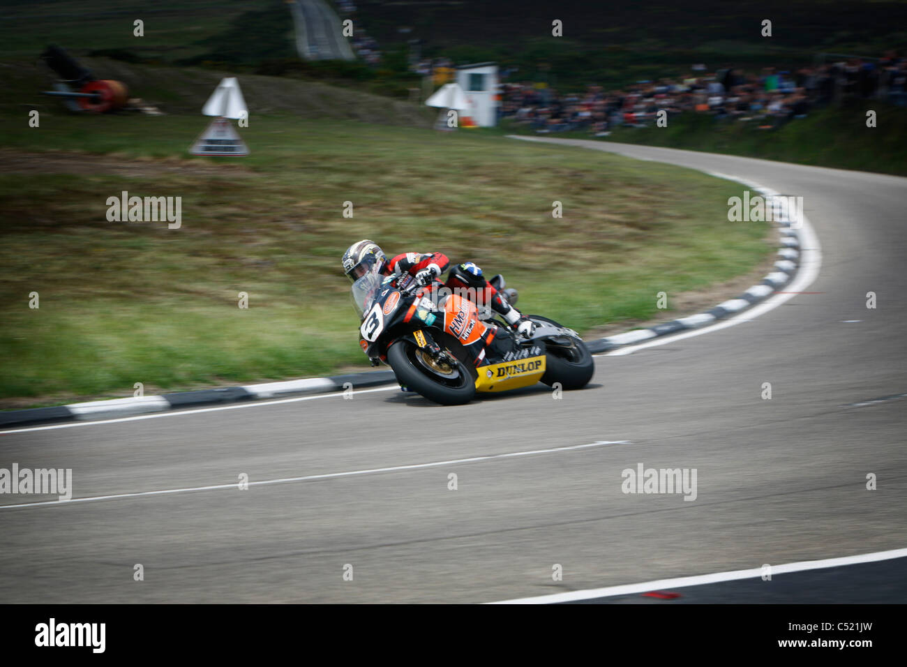 Il Centenario Isle of Man TT race. Foto Stock