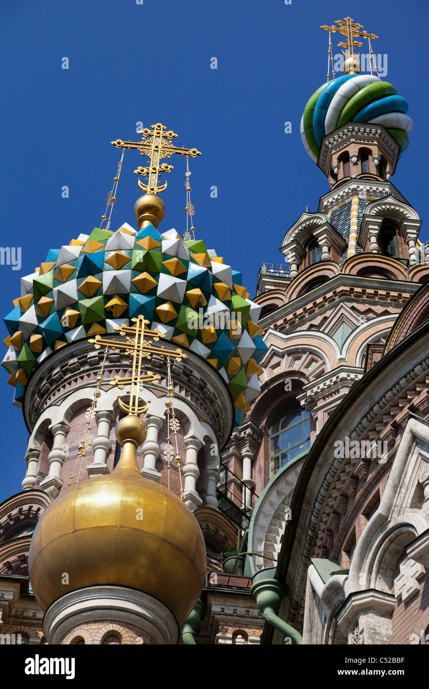 Chiesa del sangue versato, San Pietroburgo Russia 7 Foto Stock