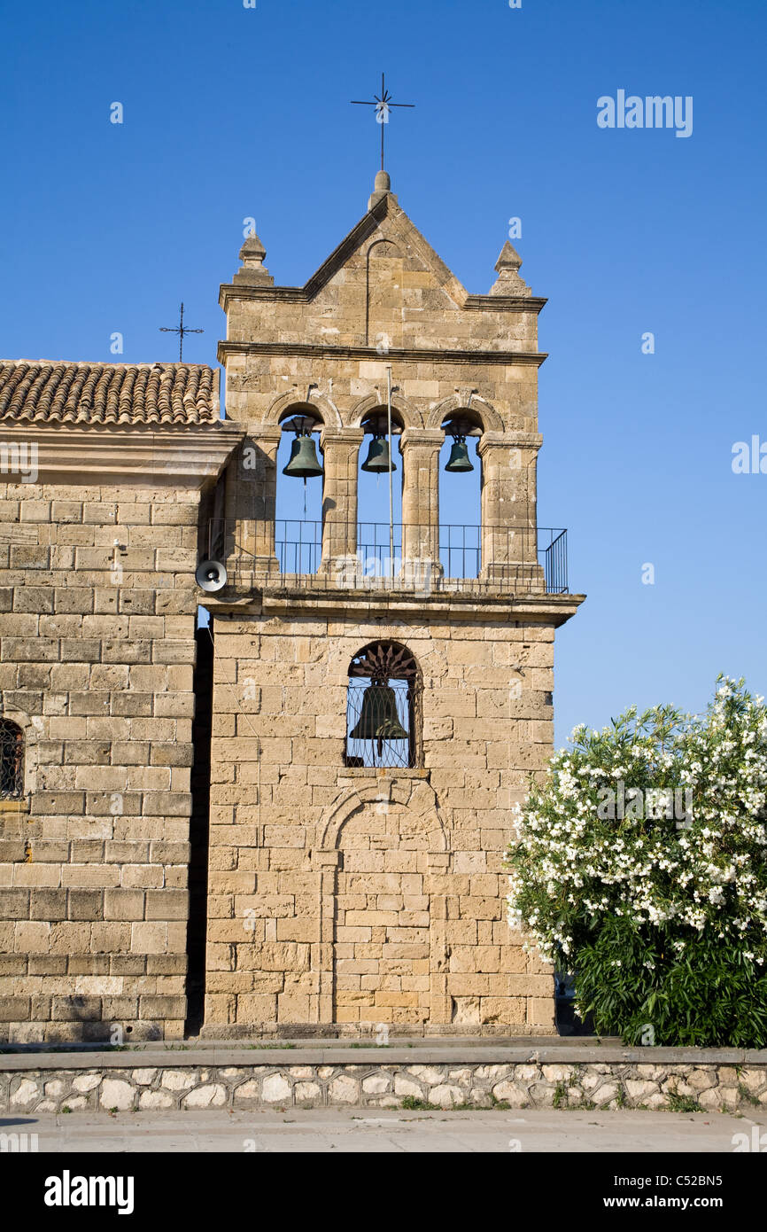 La Chiesa veneziana di San Nicola nella città di Zakynthos Zante Island, Grecia. Foto Stock
