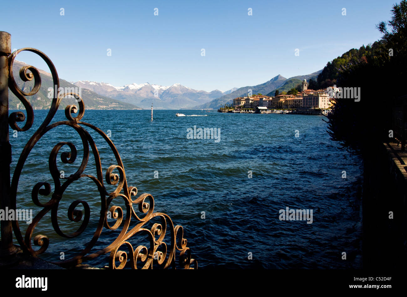 Bellagio sul Lago di Como Foto Stock
