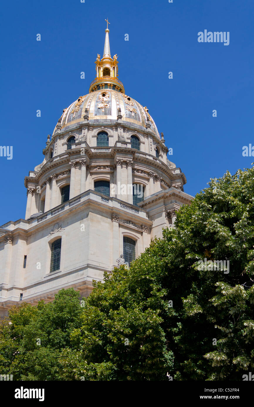 Closeup Les Invalides, Parigi, Francia Foto Stock