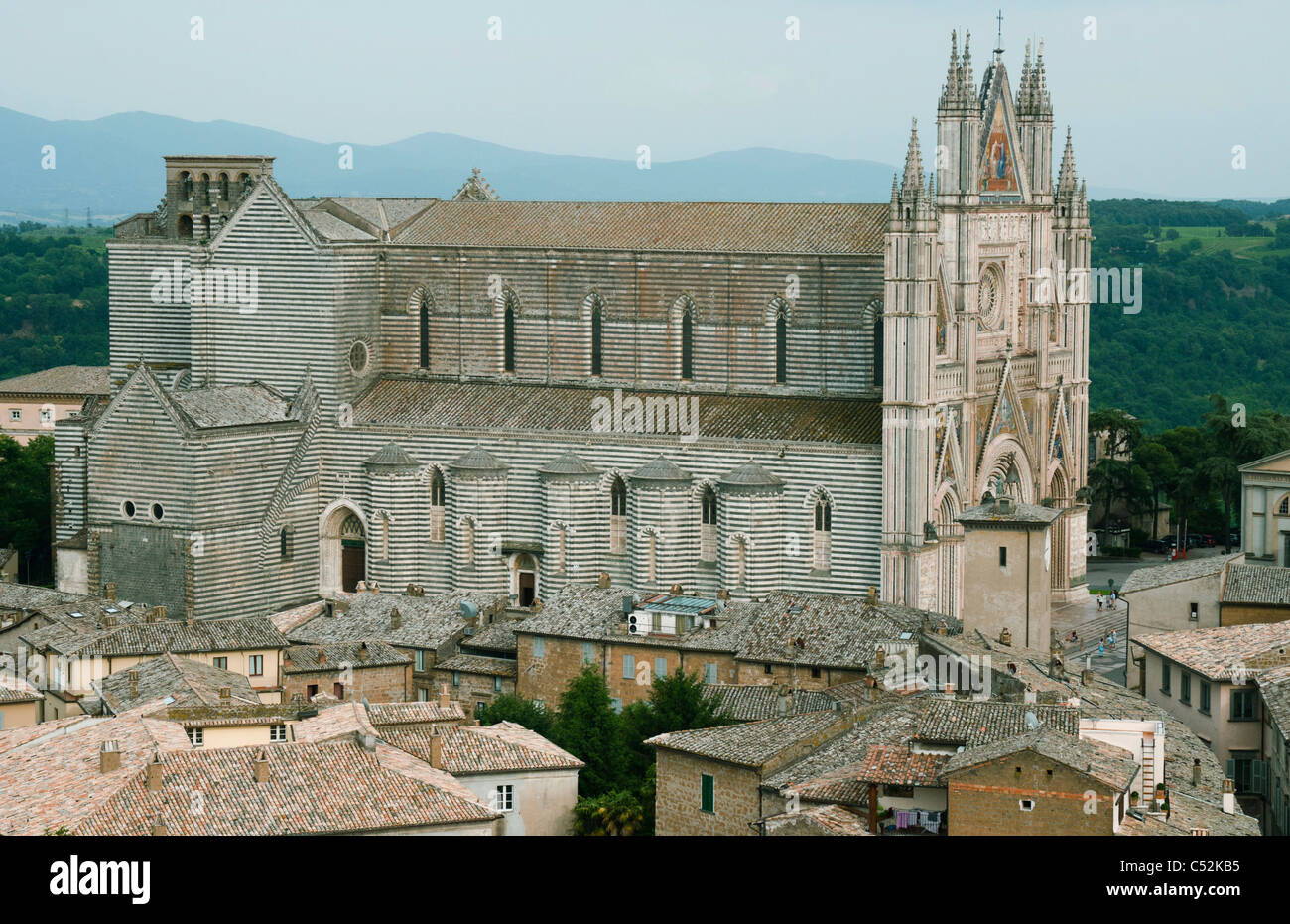 Il Duomo o Cattedrale di Orvieto, Umbria Foto Stock