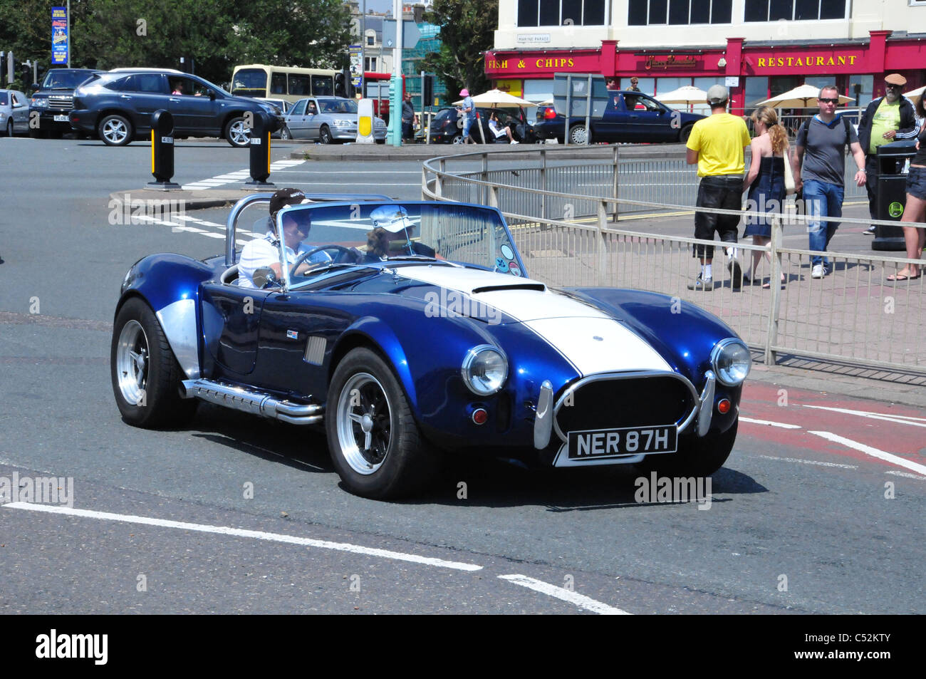 Un COBRA A/C a Brighton Pier, Sussex, Inghilterra. Foto Stock