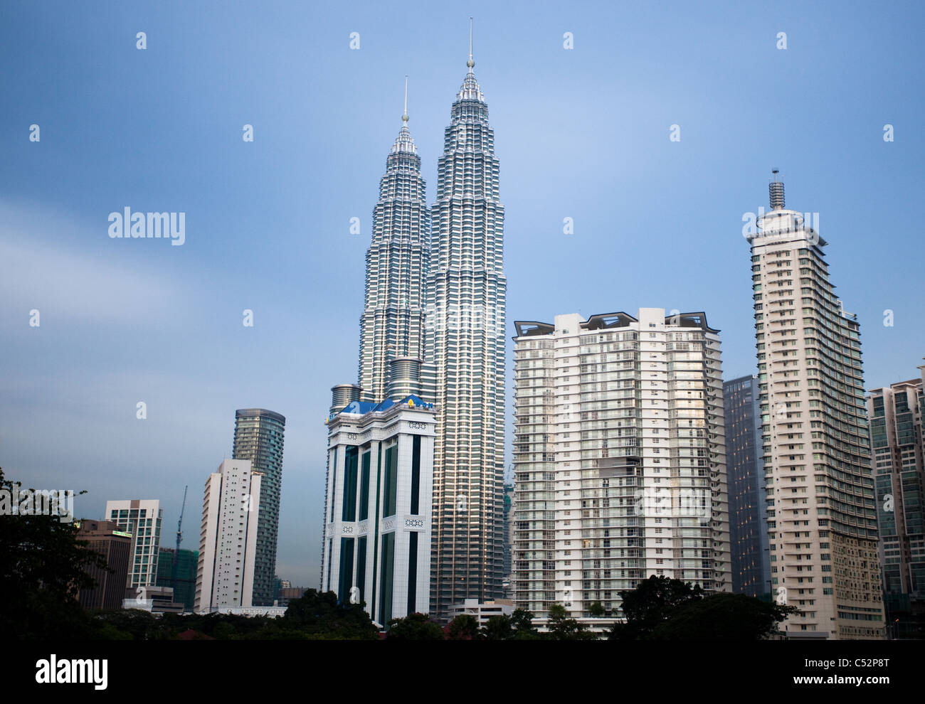 Torri Petronas, Kuala Lumpur, Malesia Foto Stock