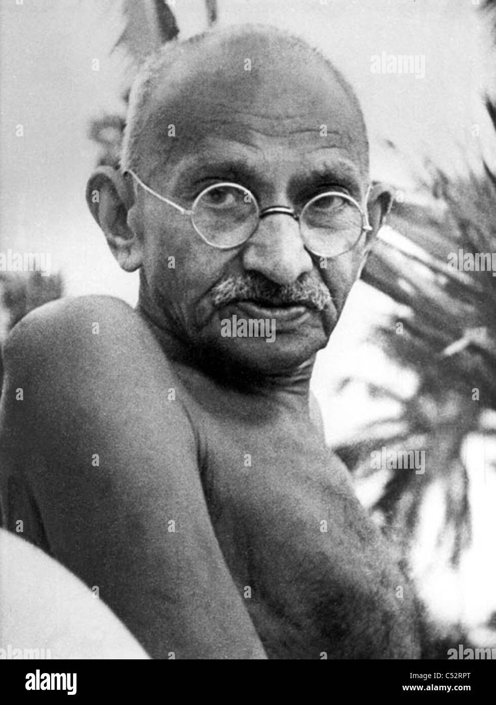 MOHENDRAS GANDHI (1869-1948) Indiano politica ed ideologica leader nel maggio 1944 Foto Stock