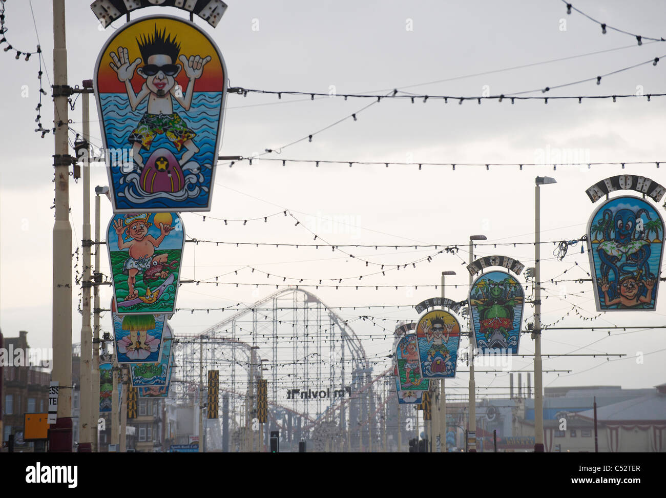Blackpool attrazione turistica Visualizza Foto Stock