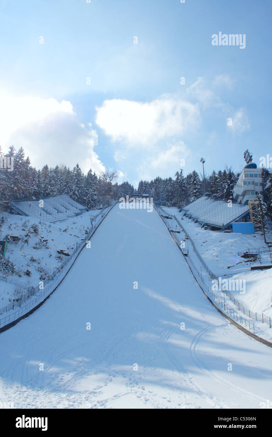 Salto con gli sci- Zakopane, polacco Tatry Foto Stock