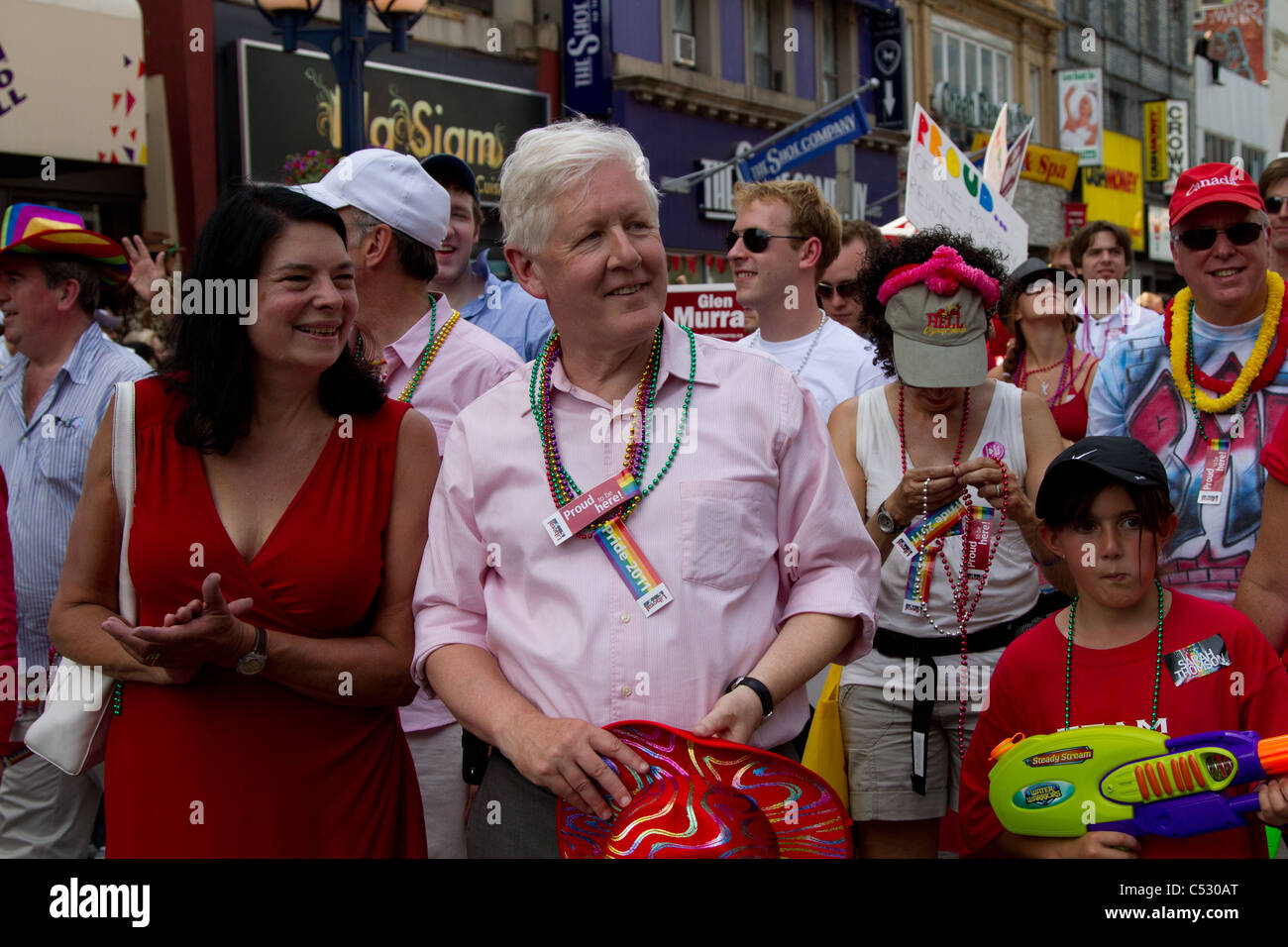 'Bob Rae' politico canadese libere pride parade Foto Stock