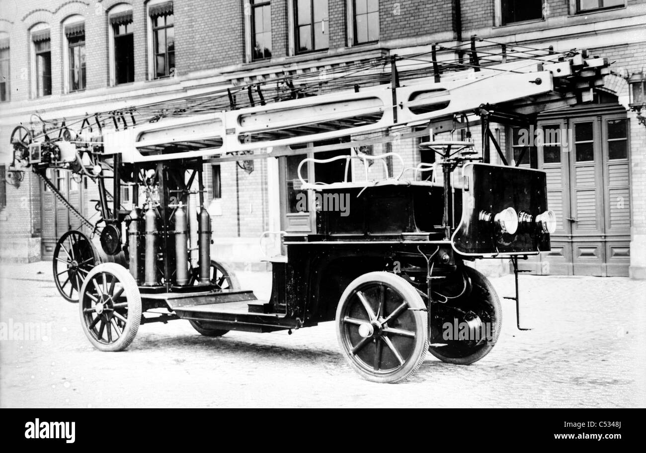 Il tedesco motore Fire Foto Stock