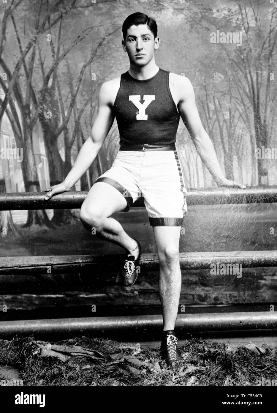Walter Remy Dray , Capitano della Yale Team di relè Foto Stock
