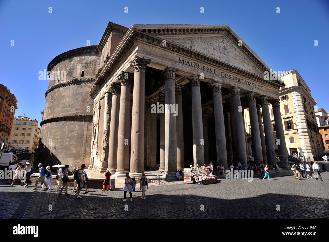 Italia, Roma, Piazza della Rotonda, Pantheon Foto Stock