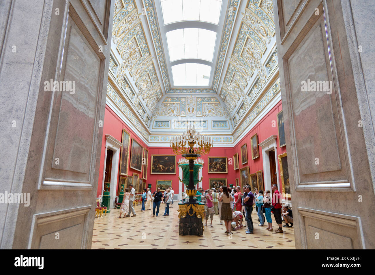 Hermitage Museum di San Pietroburgo, Russia - interno 2 Foto Stock