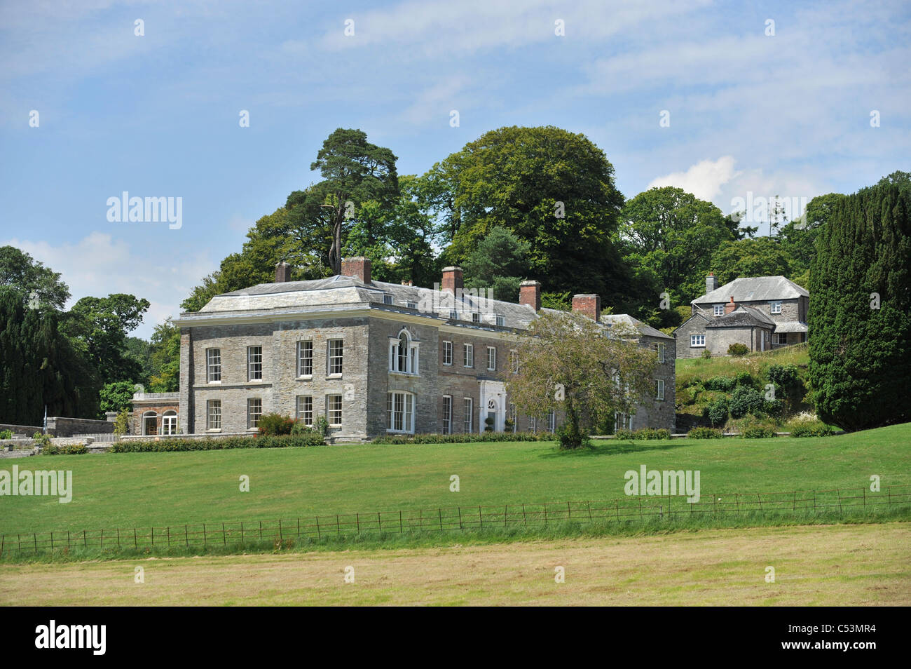 Casa Boconnoc, Cornwall Foto Stock