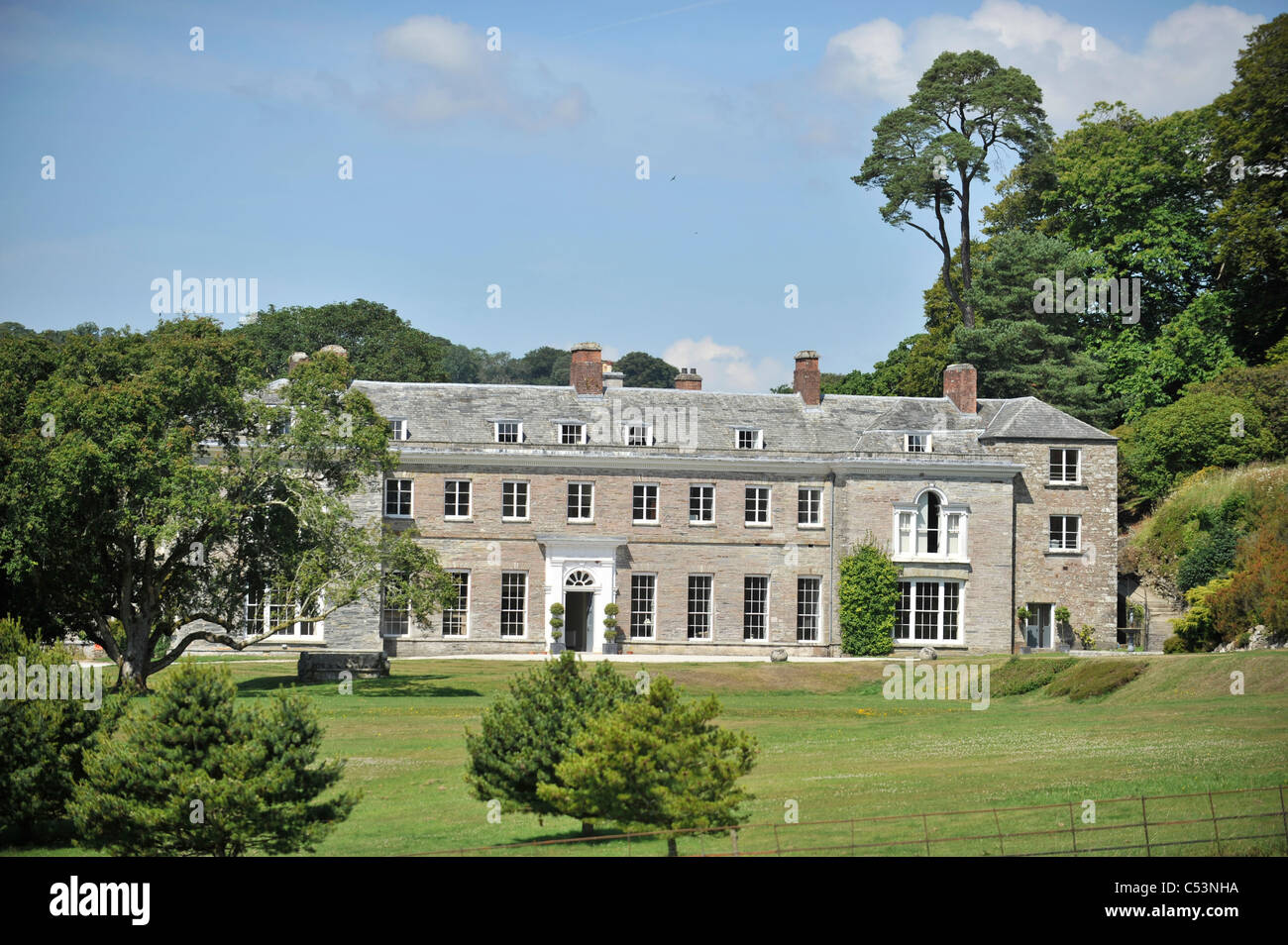 Casa Boconnoc, Cornwall Foto Stock