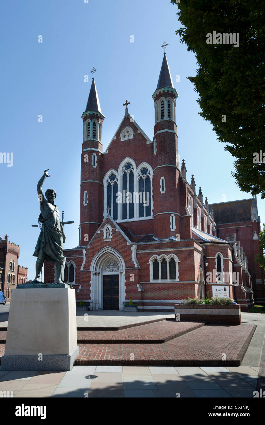 Cattedrale cattolica romana di San Giovanni a Portsmouth. Foto Stock